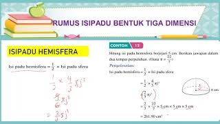 Matematik Tingkatan 2 6 4 Isipadu Bentuk Tiga Dimensi Part 1 Youtube
