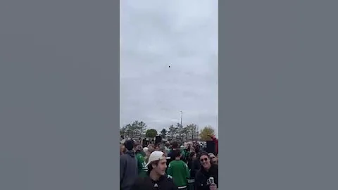 Guy throws football in girls face #crazy