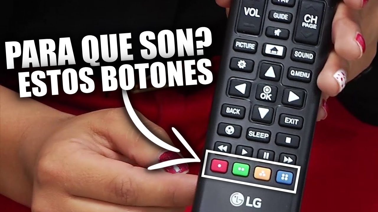 Mando TV Universal sencillo Botones Grandes