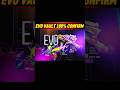 Evo Vault Event 100% Confirm Date! 😱 Don't Miss These Evo Skins#freefire#shorts#shortsfeed