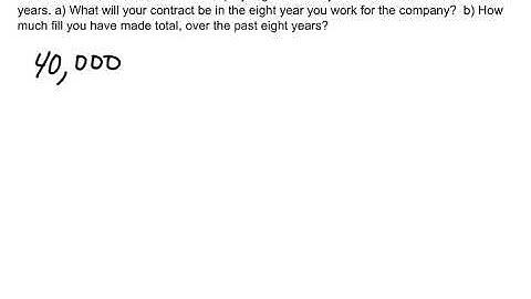 Geometric Series Application