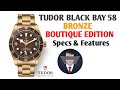 Introducing The Tudor Black Bay Fifty-Eight Is Now Fully Bronze Specifications and Features 79012M