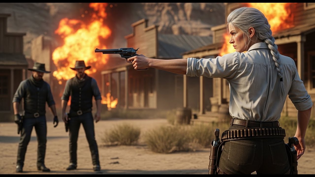 Bandits Burn a Widow’s Trading Post—Unaware the Entire Canyon Is Her Hidden Arsenal