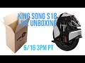 Live Unboxing of the King Song S18