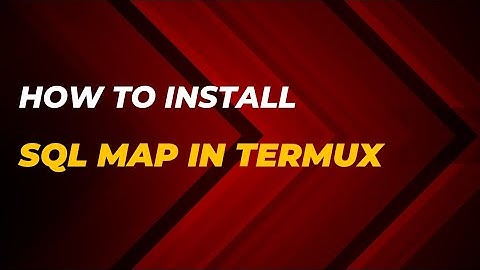 How to install SQLmap in termux