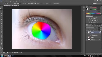 Adobe Photoshop CS6: Eye Rainbow Effect (Perhaps Perhaps Perhaps)