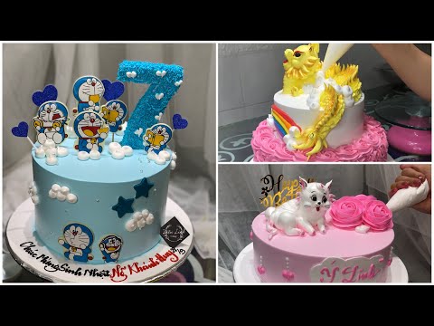 Super cute animal shaped birthday cake - bánh sinh nhật hình thú siêu dễ thương - Dieulinhcake | Foci