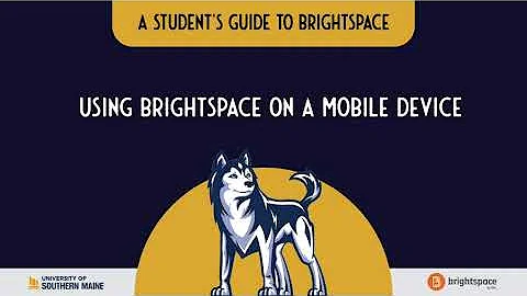 Using Brightspace on a Mobile Device
