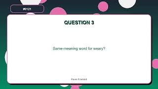Synonyms Antonyms Quiz | Give a word similar to 'require'. | English Vocabulary