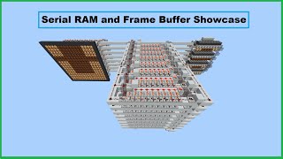 Serial RAM and Frame Buffer Showcase - Minecraft Bedrock