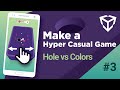 Make a hyper casual game in unity hole vs colors  part 3   level  ui