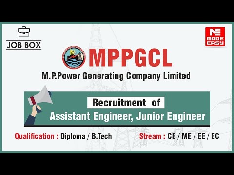MPPGCL Vacancies | Recruitment of Assistant Engineers and Junior Engineers | JOB BOX | MADE EASY