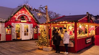 Zurich Christmas Market, Switzerland's Most Beautiful Christmas Markets 2023 - 4K Video Ultrahd