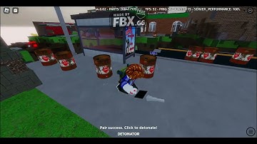 Long Explosive barrel in Roblox || Voxel Destruction physics