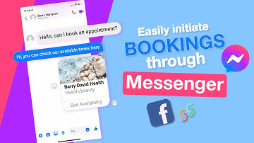 Initiate Bookings Through Facebook Messenger