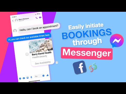 Initiate Bookings Through Facebook Messenger - YouTube