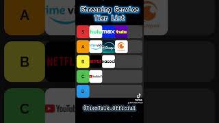 Famous Here’s our streaming service tier list 🔥‼️ #tierlist #ranked #shorts #viralshorts Wealth