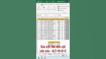 6 chức năng của phím tắt với ALT trong Excel