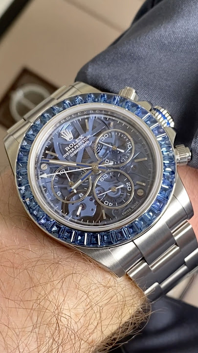 $100,000.00 CUSTOM ROLEX DAYTONA: Artisans de Geneve Arolla Project, true #hautehorlogerie