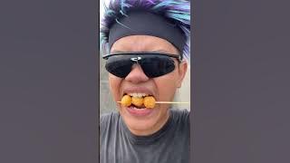 Kind Grandpa Eats Candy 😮🍡🤏🏻Skewers and the Funny Ending g969677😱 #shorts