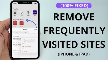 How To Get Rid Of Frequently Visited Sites On iPhone! (2024)