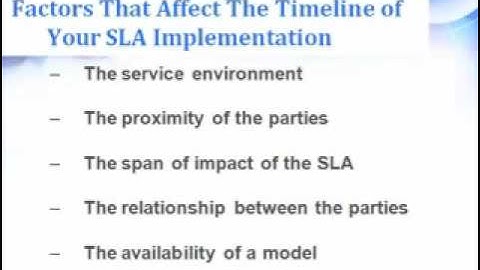 Performance Management: 7 Steps to Develop and Implement SLAs (part 2 of 2)