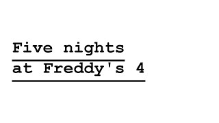 Kiki Horror Show - Five Nights At Freddys 4