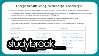 Energiedienstleistung, Nutzenergie, Endenergie | Energiewirtschaft Energiedienstleistung, Nutzenergie, Endenergie | Energiewirtschaft