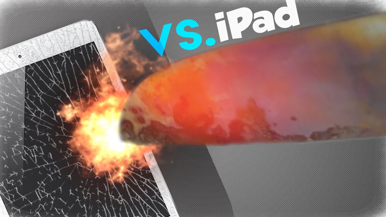 1000 Degree knife vs. iPad!?! - YouTube