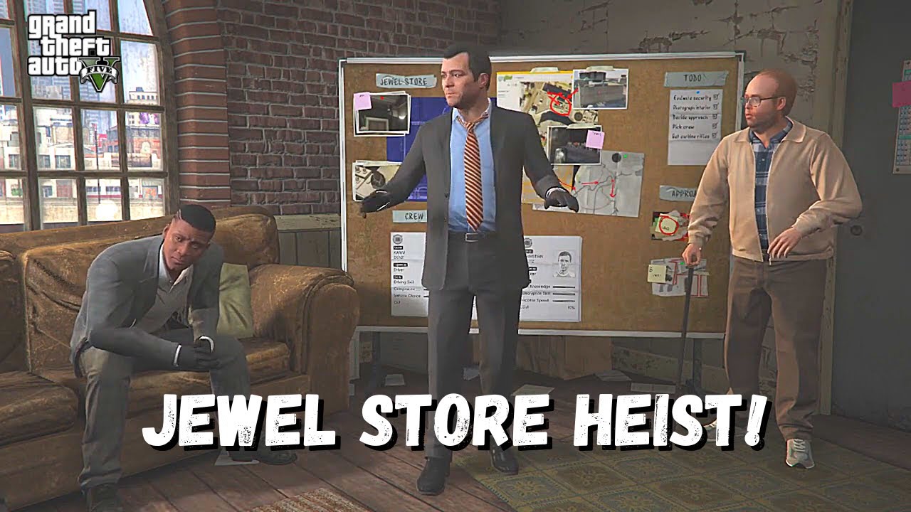 GTA 5 | Jewel Store Heist | Episode #7 Gameplay