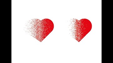 Adobe Illustrator  Exploding Heart Dispersion Effect