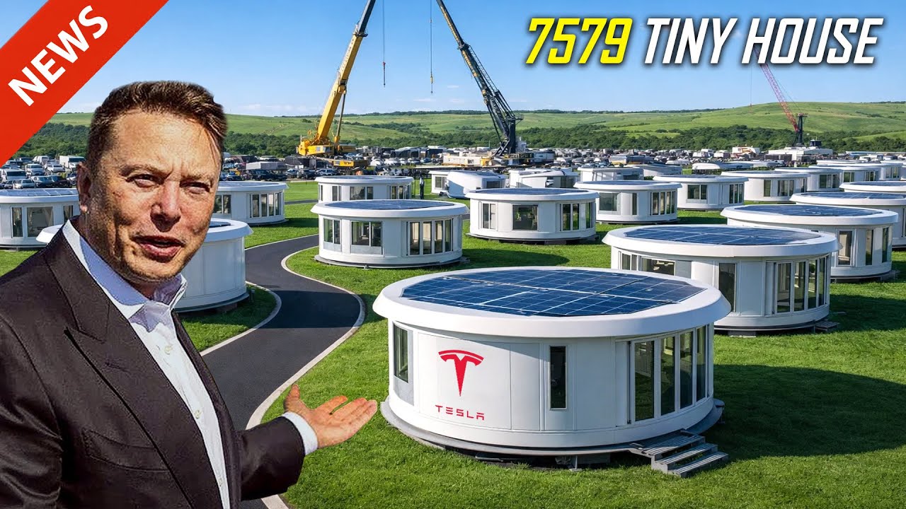 Modern Tesla Tiny House: Crushed the Cost of Living Crisis