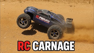 INSANE Traxxas E-Revo 6S Speed Test – First Run, Big Air Flips & RC Carnage!