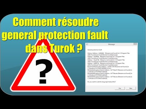 Tuto | Comment résoudre general protection fault dans Turok