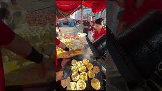 Sizzling Fresh Meat Flatbreads on the Street #Shorts