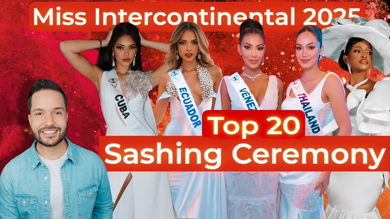 Miss Intercontinental 2025 - Top 20 Sashing Ceremony