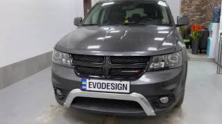 Dodge Journey biled aozoom установка светодиодных линз улучшение света  харьков