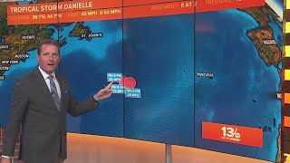 Tropics Update: Tropical Storm Danielle forms in the central Atlantic