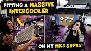 Fitting a MASSIVE INTERCOOLER on my Mk3 Supra! by Faye Hadley 8,646 views 1 year ago 14 minutes, 42 seconds