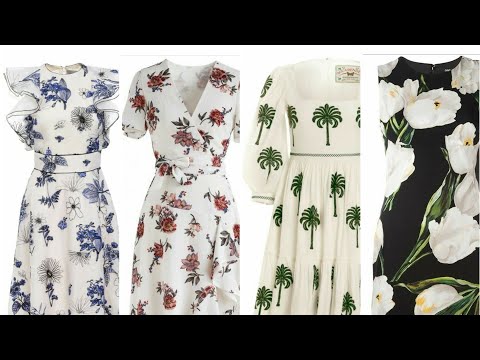 Trendy summer long dresses for women and girls/Модные летние длинные платья для женщин.