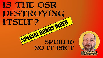 Is the OSR Destroying Itself?
