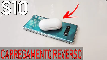 Como ativar carregamento sem fio S10?