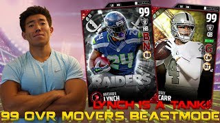99 OVR MOVERS MARSHAWN LYNCH IS A TANK! MADDEN 17 ULTIMATE TEAM