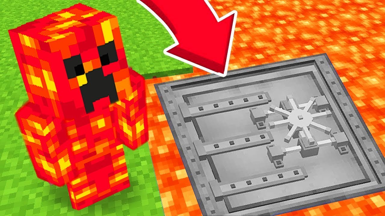 Minecraft NOOB vs PRO : LAVA CREEPER FOUND THIS SECRET UNDERGROUND BASE ...
