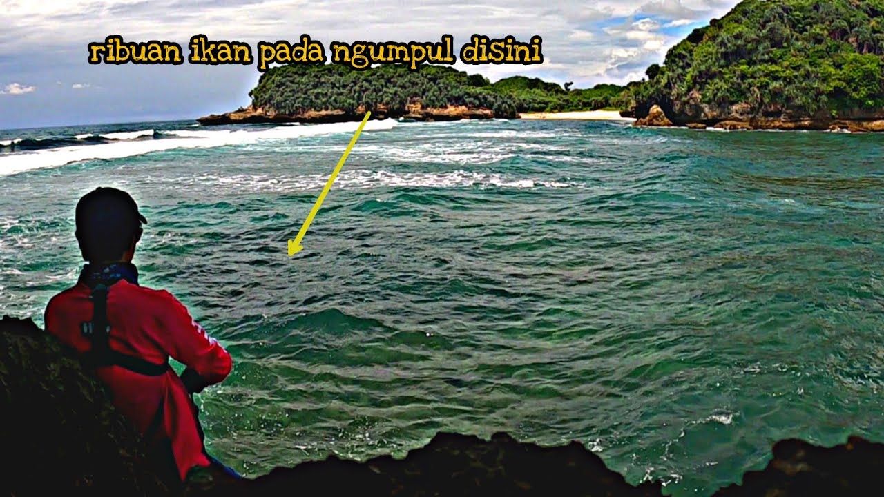 Mancing di pantai Jembatan Panjang malang selatan #V49