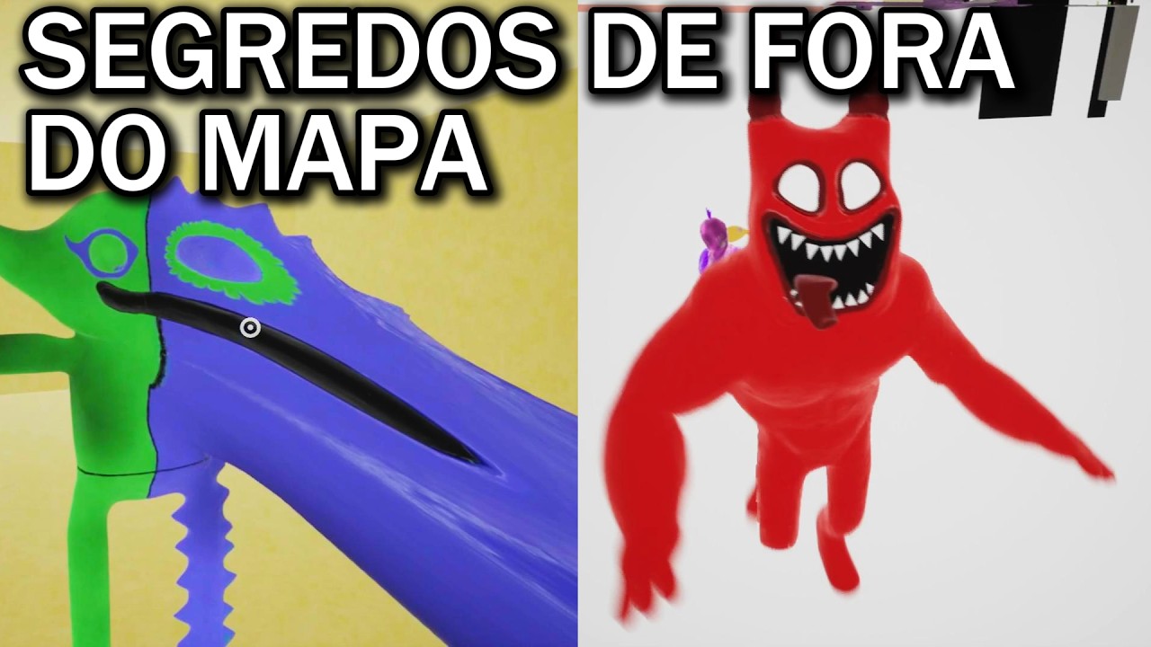 Segredos fora do mapa de Garten of Banban 4, o JESTER é muito bugado