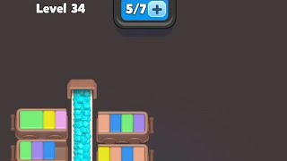 Car Loop Block Sort Level 34 Walkthrough Gameplay Android,iOS 