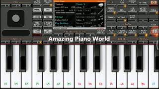 Chaha hai tujhko | Easy Mobile piano Tutorial chords