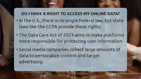 Do I Have A Right To Access My Online Data? - Everyday-Networking