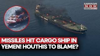 HOUTHIS AGAIN Cargo Ship Bombed Near Yemen's Al-Mokha As Red Sea Tensions Escalate, UKMTO Says...